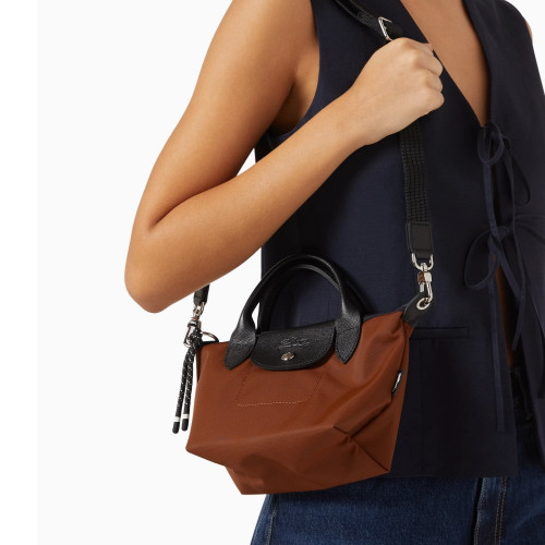 Сумка Longchamp Le Pliage Energy XS Handbag Chocolate  - Recycled canvas