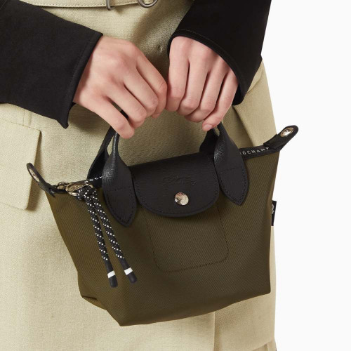 Сумка Longchamp Le Pliage Energy XS Handbag  Khaki - Recycled canvas
