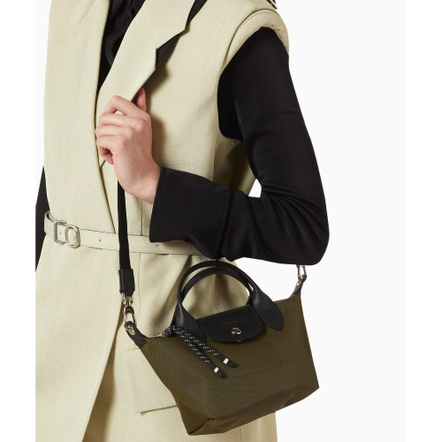 Сумка Longchamp Le Pliage Energy XS Handbag  Khaki - Recycled canvas