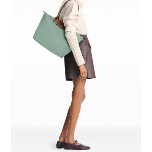 Сумка Longchamp Le Pliage Original L Tote bag  Celadon - Recycled canvas