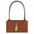 Сумка  Longchamp Le Pliage Green L Tote bag Cognac - Recycled canvas