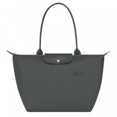 Сумка Longchamp Le Pliage Green L Tote bag Graphite - Recycled canvas