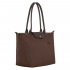 Сумка Longchamp Le Pliage Green L Tote bag Mocha- Recycled canvas