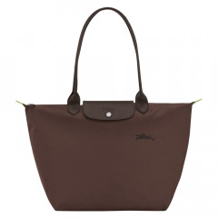 Сумка Longchamp Le Pliage Green L Tote bag Mocha- Recycled canvas
