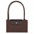 Сумка Longchamp Le Pliage Green L Tote bag Mocha- Recycled canvas