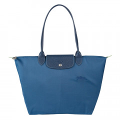 Сумка Longchamp Le Pliage Green L Tote bag Sea Blue - Recycled canvas