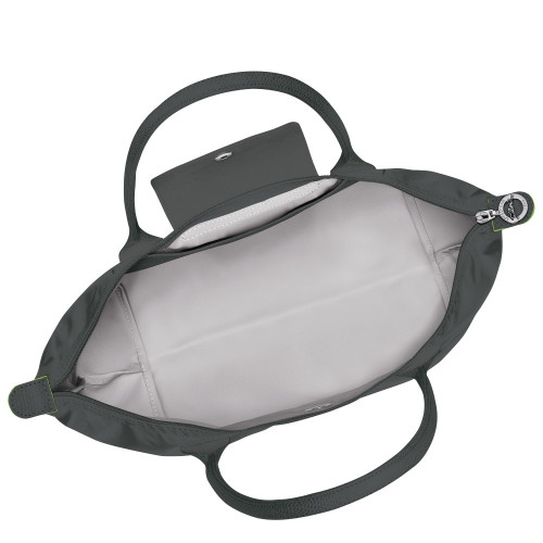 Сумка Longchamp Le Pliage Green  M Tote bag Graphite - Recycled canvas