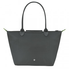 Сумка Longchamp Le Pliage Green  M Tote bag Graphite - Recycled canvas