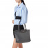 Сумка Longchamp Le Pliage Green  M Tote bag Graphite - Recycled canvas