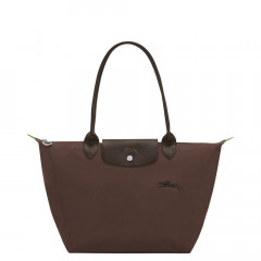 Сумка Longchamp Le Pliage Green  M Tote bag Mocha - Recycled canvas