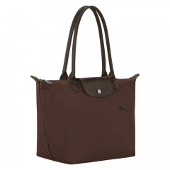 Сумка Longchamp Le Pliage Green  M Tote bag Mocha - Recycled canvas