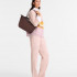 Сумка Longchamp Le Pliage Green  M Tote bag Mocha - Recycled canvas