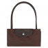 Сумка Longchamp Le Pliage Green  M Tote bag Mocha - Recycled canvas