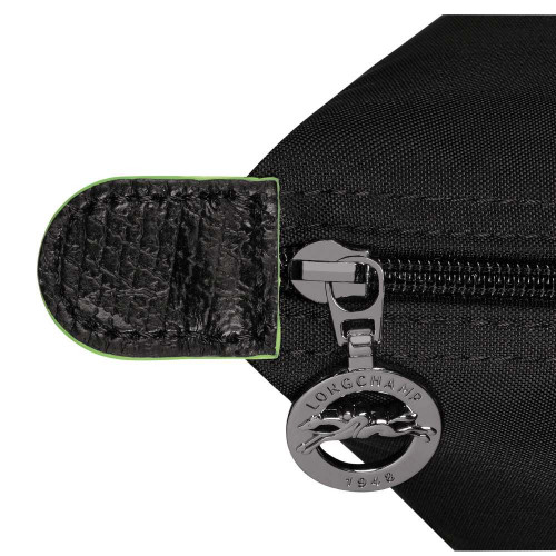 Сумка Longchamp Le Pliage Green L Tote bag Black - Recycled canvas
