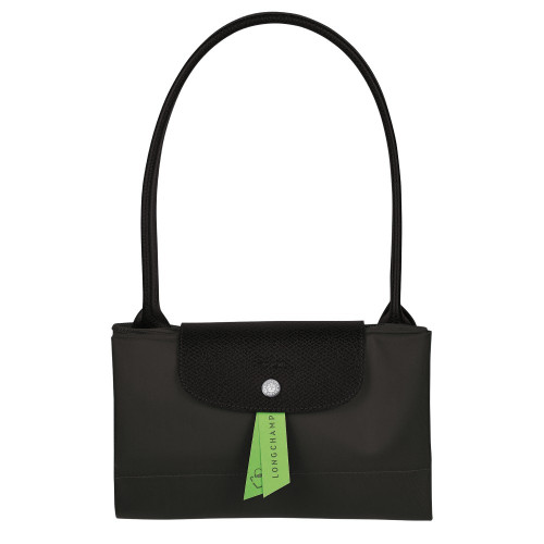 Сумка Longchamp Le Pliage Green L Tote bag Black - Recycled canvas