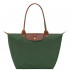 Сумка Longchamp Le Pliage Original L Tote bag British Green - Recycled canvas