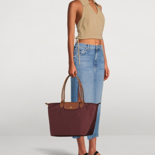 Сумка Longchamp Le Pliage Original L Tote bag Burgundy - Recycled canvas