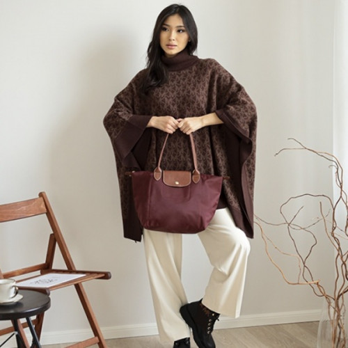Сумка Longchamp Le Pliage Original L Tote bag Burgundy - Recycled canvas