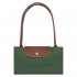 Сумка Longchamp Le Pliage Original M Tote bag British Green - Recycled canvas