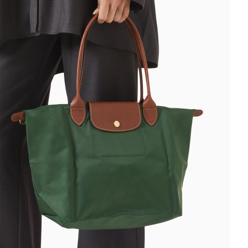 Сумка Longchamp Le Pliage Original M Tote bag British Green - Recycled canvas