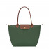 Сумка Longchamp Le Pliage Original M Tote bag British Green - Recycled canvas
