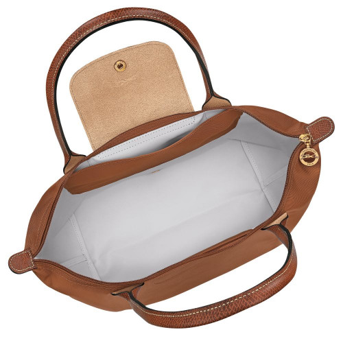 Сумка Longchamp Le Pliage Original M Tote bag Cognac - Recycled canvas
