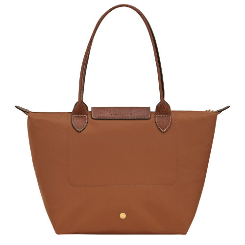 Сумка Longchamp Le Pliage Original M Tote bag Cognac - Recycled canvas