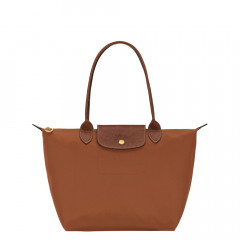 Сумка Longchamp Le Pliage Original M Tote bag Cognac - Recycled canvas