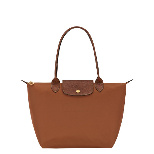 Сумка Longchamp Le Pliage Original M Tote bag Cognac - Recycled canvas