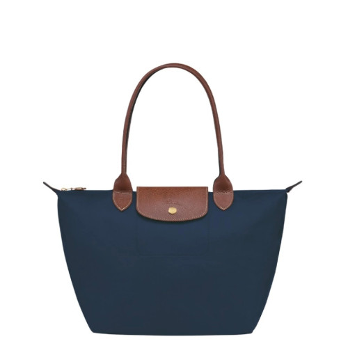 Сумка Longchamp Le Pliage Original M Tote bag Navy - Recycled canvas