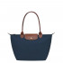 Сумка Longchamp Le Pliage Original M Tote bag Navy - Recycled canvas