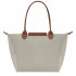 Сумка Longchamp Le Pliage Original M Tote bag Pebble - Recycled canvas