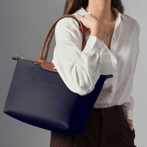 Сумка Longchamp Le Pliage Original M Tote bag Navy - Recycled canvas